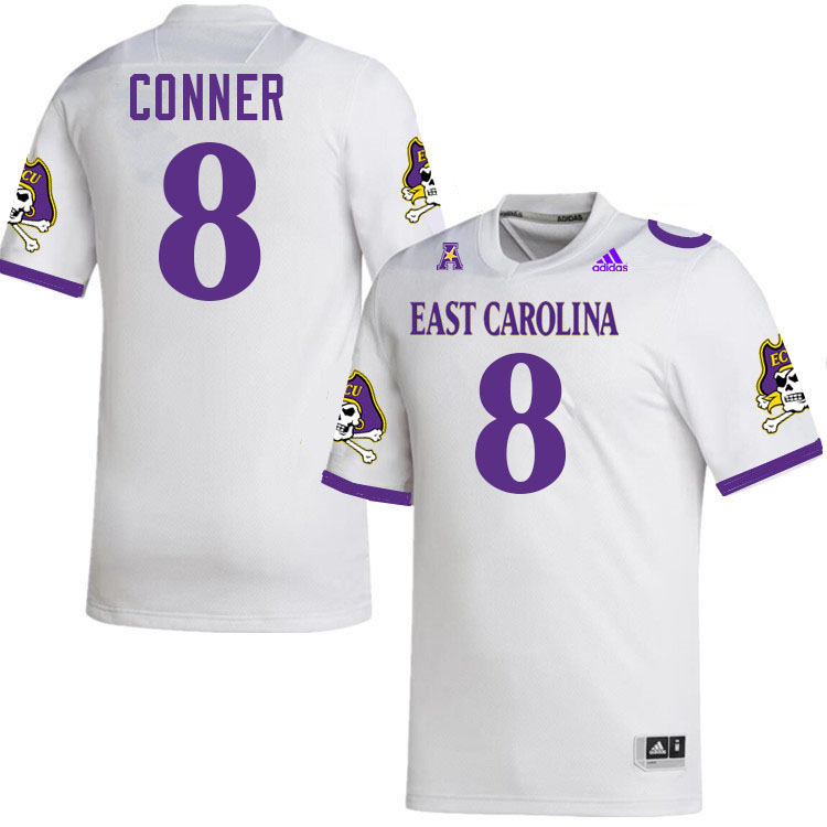 #8 Jayvontay Conner ECU Jersey,East Carolina Pirates #8 Jayvontay Conner Jersey Youth College-White